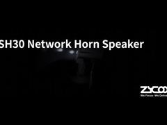 ZYCOO SH30 IP PA स्पीकर सिस्टम IP65 वॉटरप्रूफ राउंड हॉर्न स्पीकर