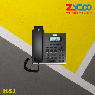 एंटरप्राइज़ कर्मचारियों के लिए DC 5V/0.6A Wifi डेस्क फ़ोन Voip 4.3W