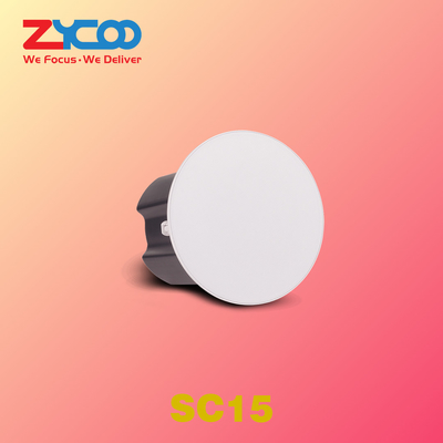 PoE+ SIP सीलिंग स्पीकर 85dB/1m/1W वॉल फ्लश माउंट स्पीकर