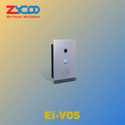 मोनो एकॉस्टिक आईपी वीडियो इंटरकॉम फ्लश माउंटेड सपोर्ट PoE IEEE 802.3at