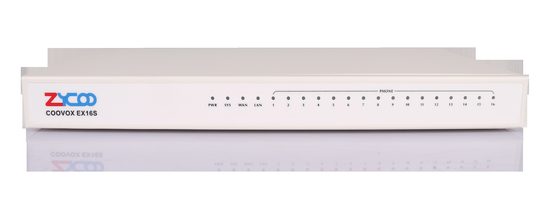 16 X RJ11 FXS आईपी एनालॉग गेटवे 2 X 10/100Mbps सभी IP एक्सटेंशन के साथ